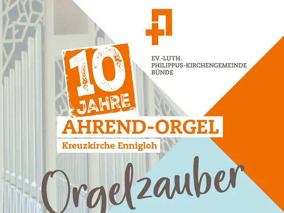 Plakat 10 Jahre Ahrend-Orgel